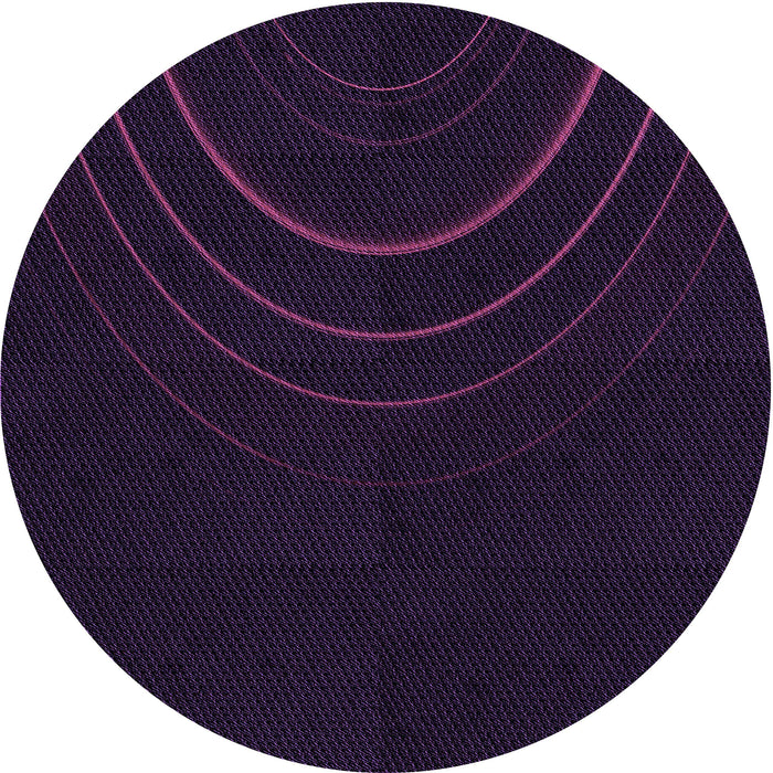 Square Patterned Black Rug, pat116pur