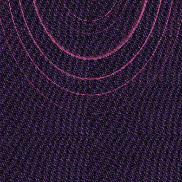 Round Machine Washable Transitional Black Rug, wshpat116pur