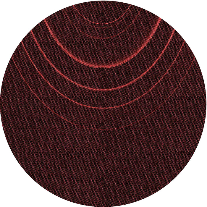 Square Patterned Chocolate Brown Rug, pat116rd