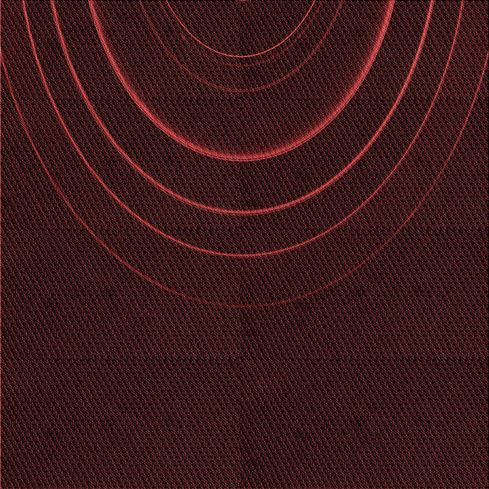 Round Patterned Chocolate Brown Rug, pat116rd