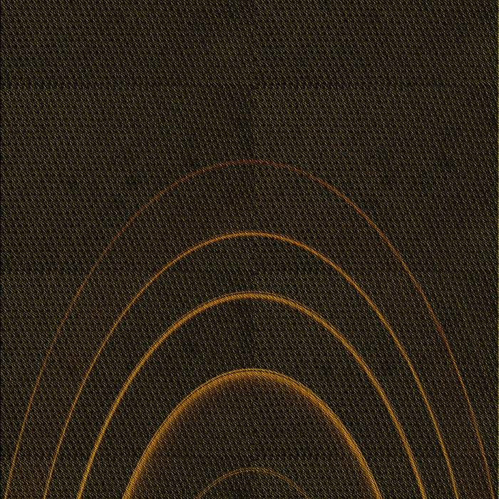 Patterned Black Rug, pat116yw