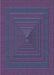 Patterned Purple Rug, pat1160blu