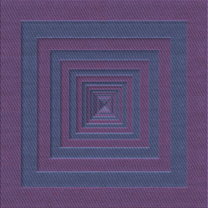 Round Patterned Purple Rug, pat1160blu