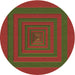 Square Patterned Oak Brown Rug, pat1160brn
