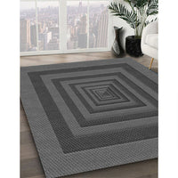 Patterned Silver Gray Rug, pat1160gry