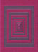 Machine Washable Transitional Raspberry Red Rug, wshpat1160pur