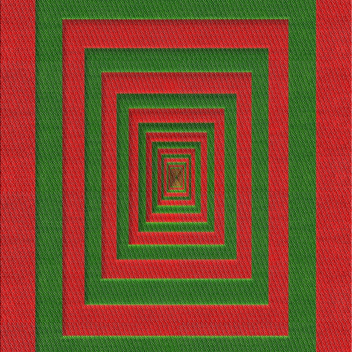 Patterned Red Novelty Rug, pat1160