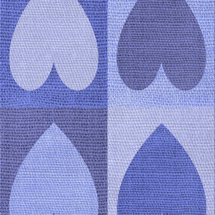 Machine Washable Transitional Jeans Blue Rug, wshpat1161blu