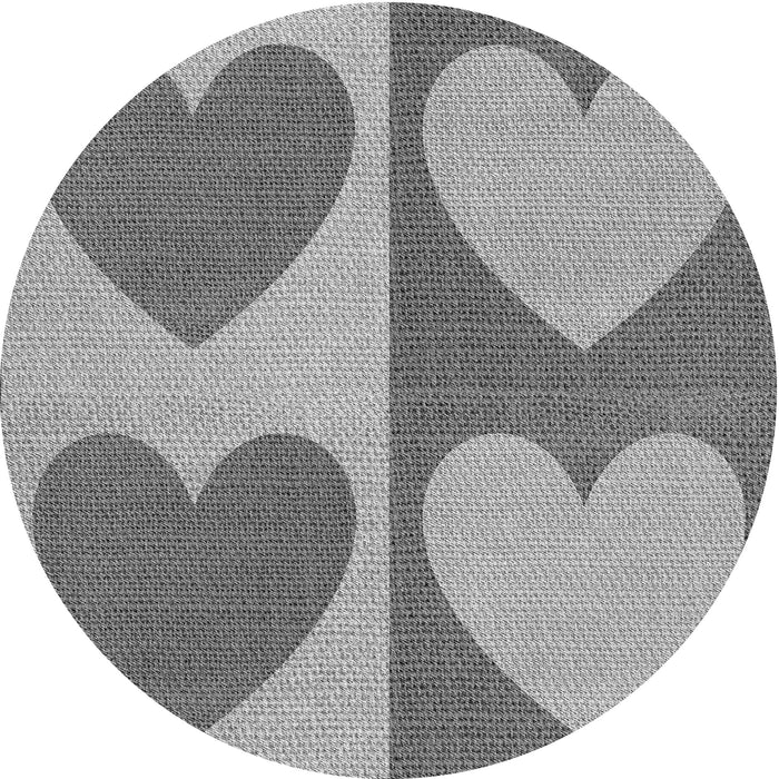 Square Machine Washable Transitional Cloud Gray Rug in a Living Room, wshpat1161gry