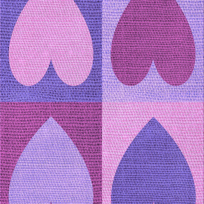 Patterned Bright Lilac Purple Rug, pat1161pur