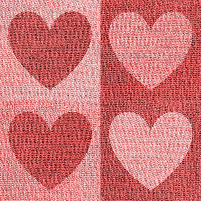 Round Machine Washable Transitional Ruby Red Rug, wshpat1161rd