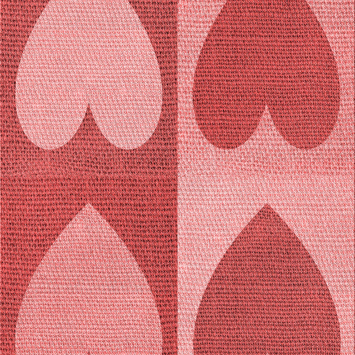 Patterned Ruby Red Rug, pat1161rd