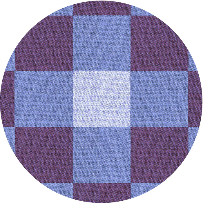 Square Patterned Sky Blue Rug, pat1162blu