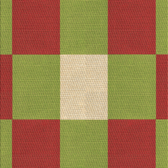 Machine Washable Transitional Green Rug, wshpat1162brn