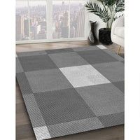 Patterned Carbon Gray Rug, pat1162gry