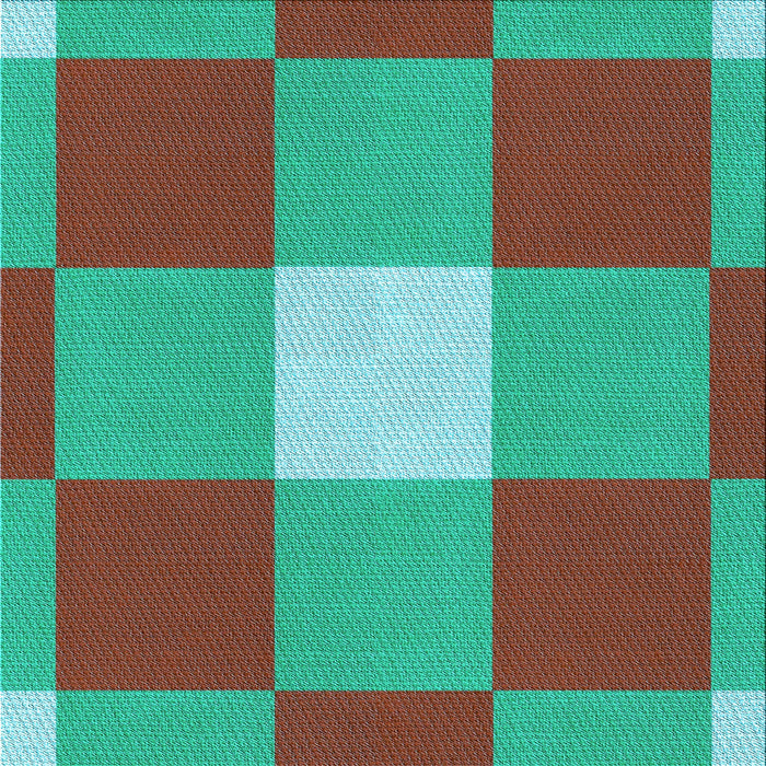 Round Patterned Sienna Brown Rug, pat1162lblu