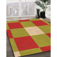 Patterned Red Rug, pat1162org