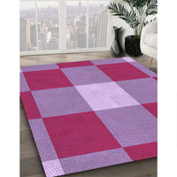 Patterned Pink Rug, pat1162pur