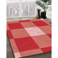 Patterned Red Rug, pat1162rd