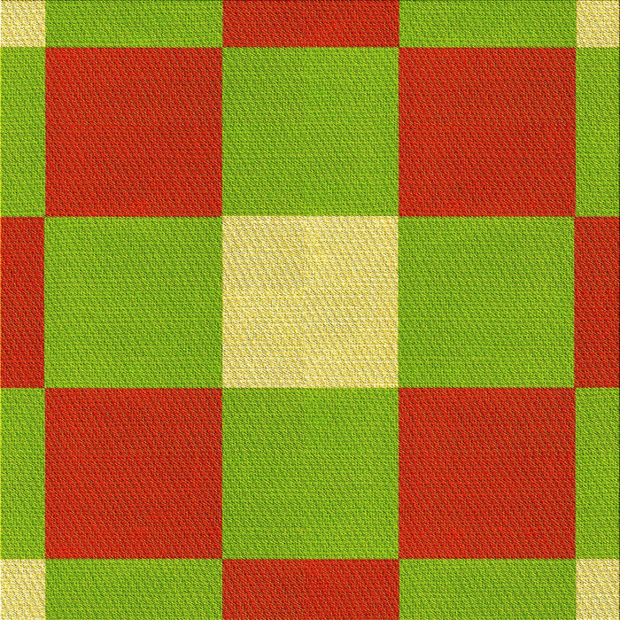 Round Patterned Red Rug, pat1162yw