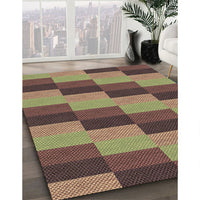 Patterned Sepia Brown Rug, pat1163brn