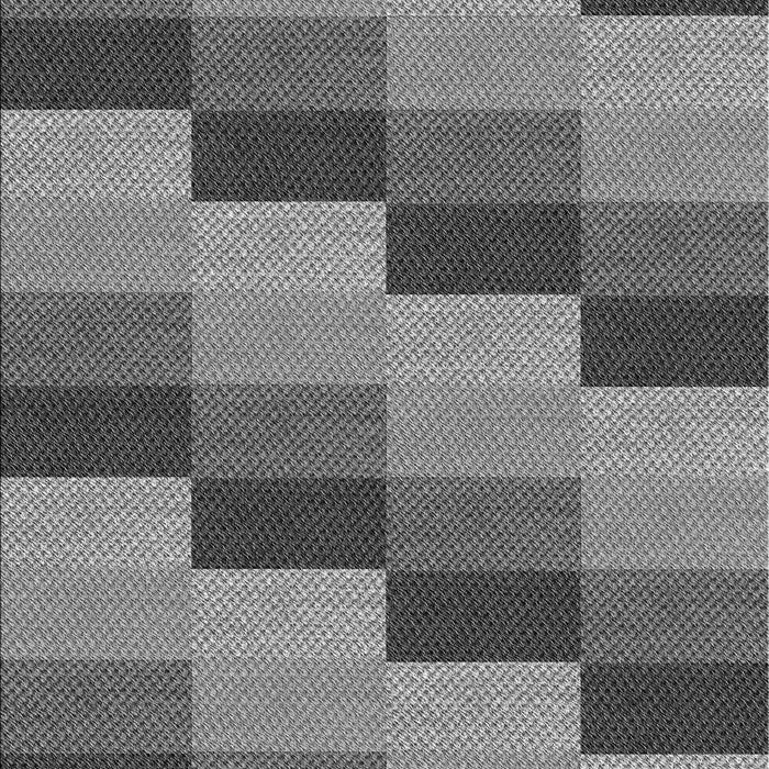 Machine Washable Transitional Dark Gray Rug, wshpat1163gry