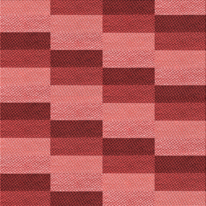 Round Patterned Red Rug, pat1163rd