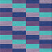 Square Patterned Denim Blue Novelty Rug, pat1163