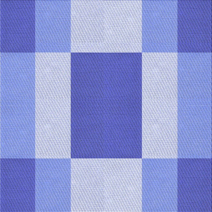 Round Machine Washable Transitional Jeans Blue Rug, wshpat1164blu