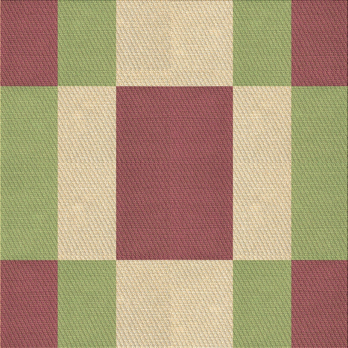 Round Patterned Chestnut Red Rug, pat1164brn