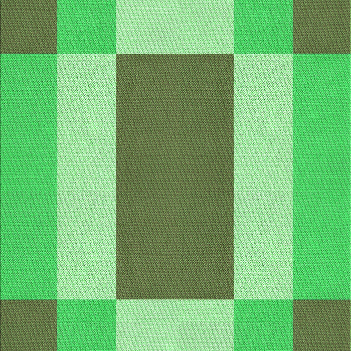 Patterned Dark Lime Green Rug, pat1164grn