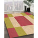 Machine Washable Transitional Red Rug in a Family Room, wshpat1164org