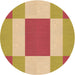 Square Patterned Red Rug, pat1164org