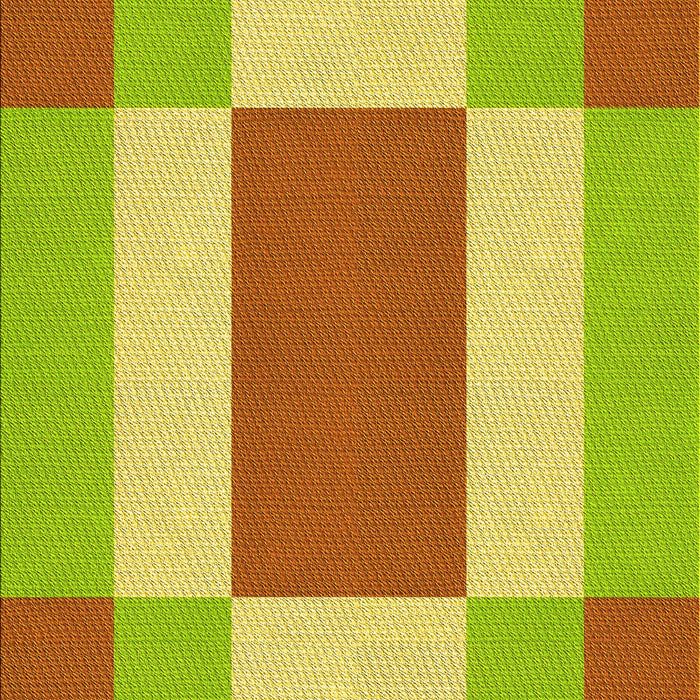 Patterned Green Rug, pat1164yw