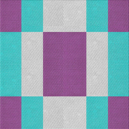 Square Patterned Blue Novelty Rug, pat1164