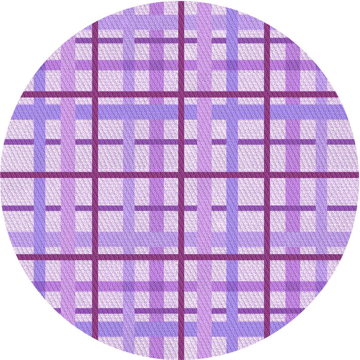 Square Patterned Purple Rug, pat1165pur