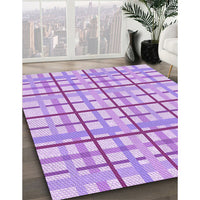 Patterned Purple Rug, pat1165pur