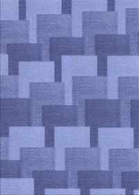 Machine Washable Transitional Sky Blue Rug, wshpat1166blu