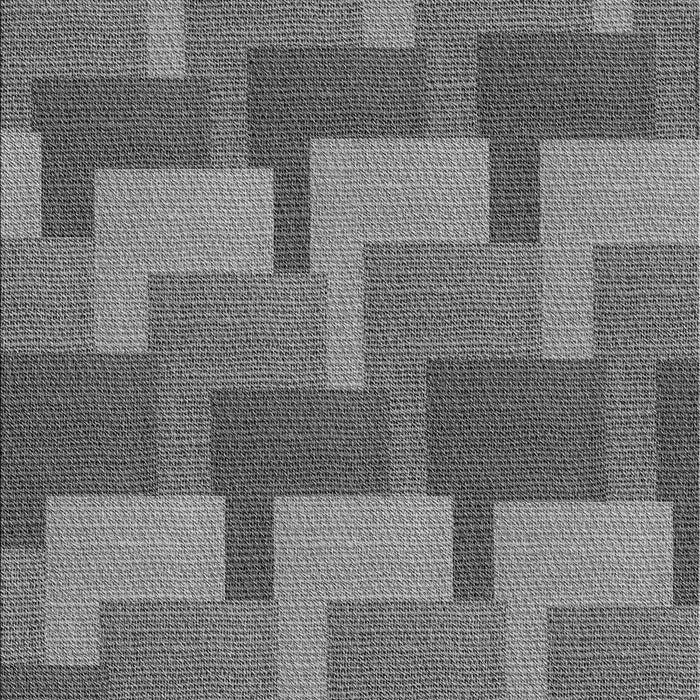 Machine Washable Transitional Dark Gray Rug, wshpat1166gry