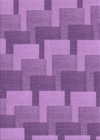 Machine Washable Transitional Violet Purple Rug, wshpat1166pur