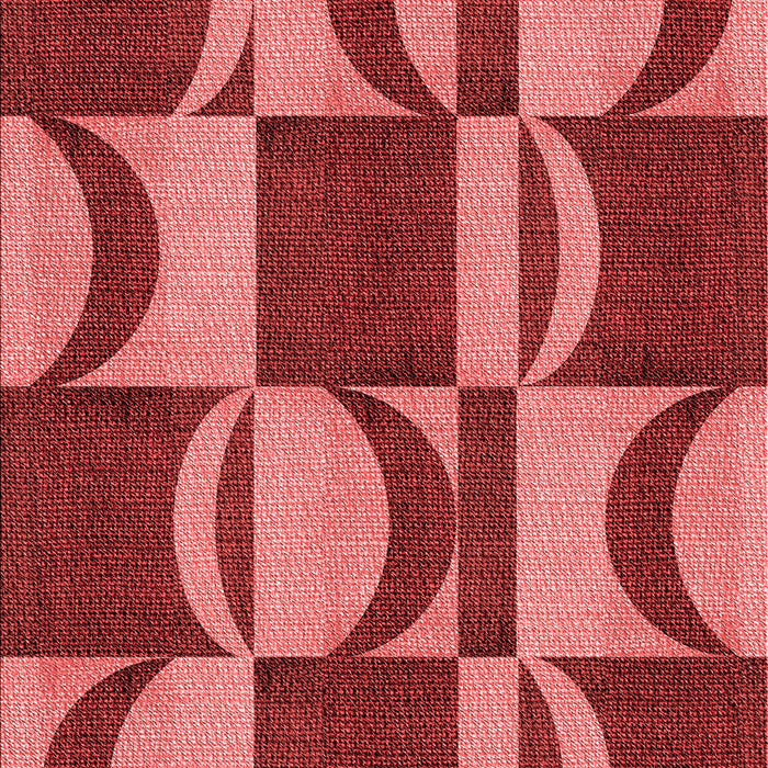 Patterned Red Rug, pat1167rd