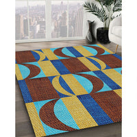 Patterned Green Novelty Rug, pat1167