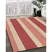 Patterned Sandy Brown Rug in Family Room, pat1168brn