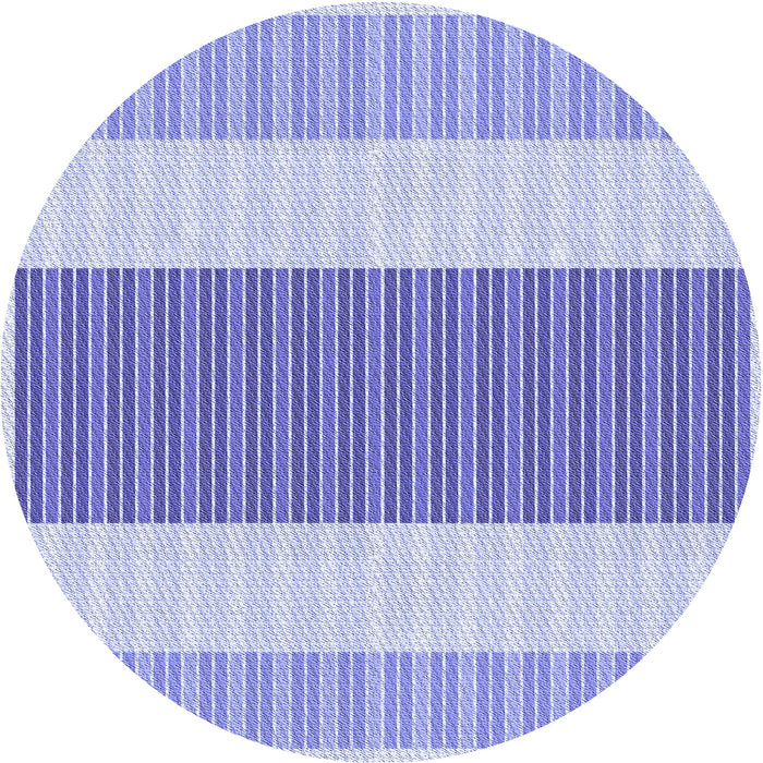 Square Patterned Light Slate Blue Rug, pat1169blu