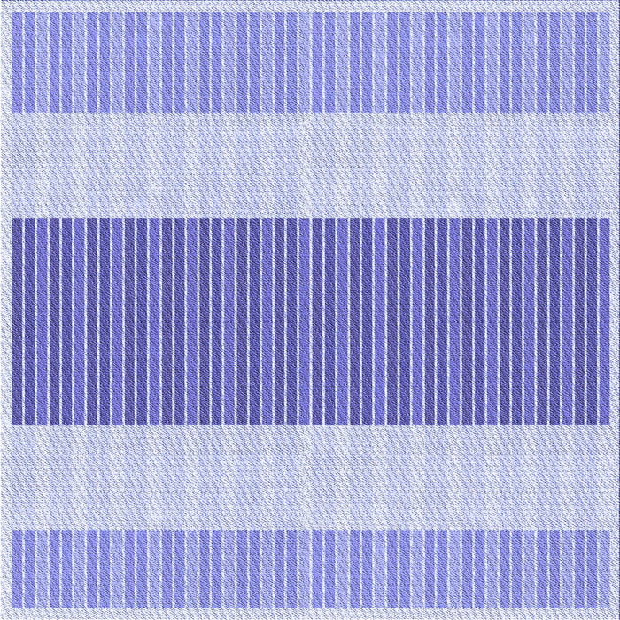 Round Machine Washable Transitional Light Slate Blue Rug, wshpat1169blu