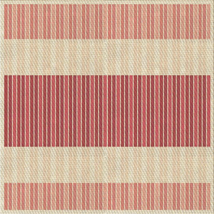 Round Patterned Orange Rug, pat1169brn