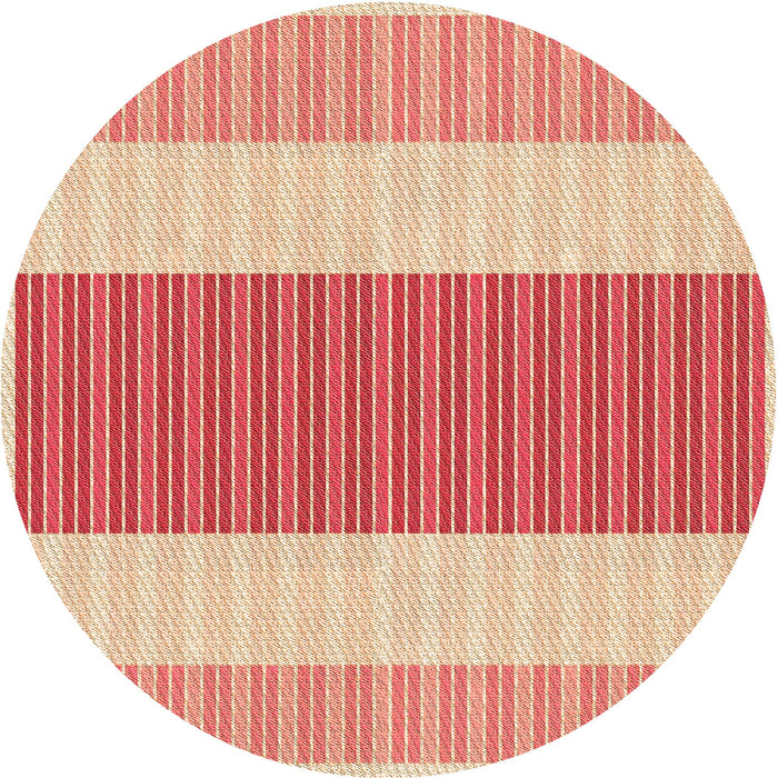 Square Patterned Pastel Orange Rug, pat1169org
