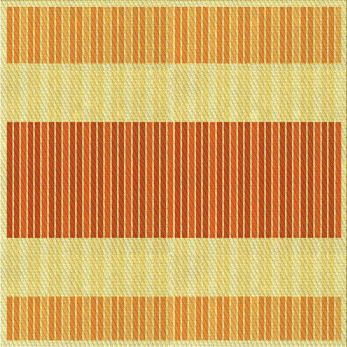 Round Machine Washable Transitional Orange Red Orange Rug, wshpat1169yw