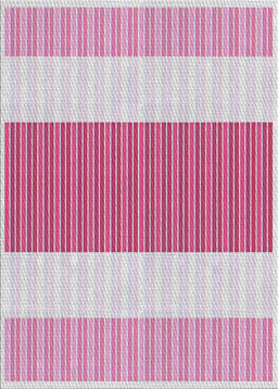Patterned Pink Novelty Rug, pat1169