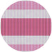 Sideview of Patterned Pink Novelty Rug, pat1169